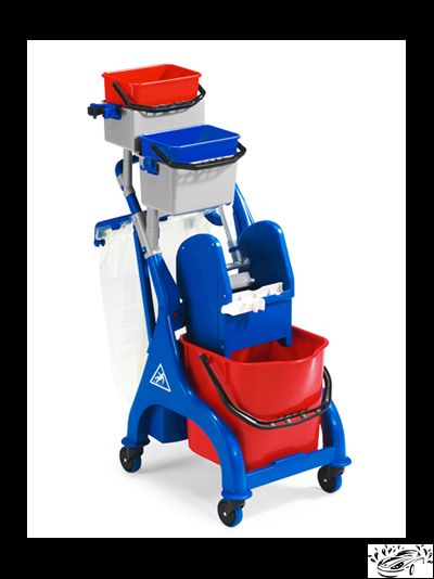 Тележка уборочная ACG 25 л, с держателем мешка для мусора