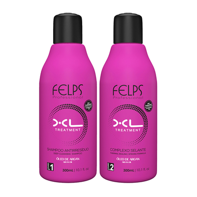 Набор для выпрямления волос Felps XL Treatment 300/300 мл.