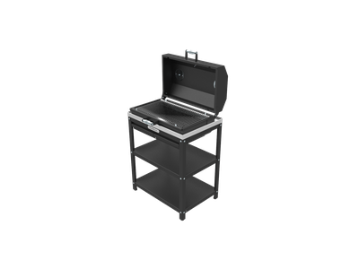 Стол-гриль с решёткой из нержавеющей стали