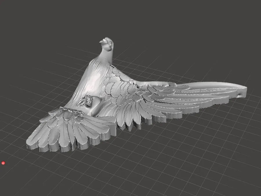 Голубь 350х183х56. Правая часть