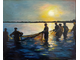 "Мраморный мост. Царское Село" холст масло 1970-е годы