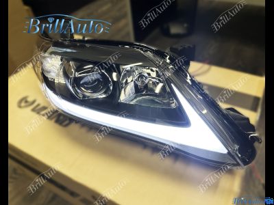 Фары Toyota Camry 40 в стиле Lexus бегающие