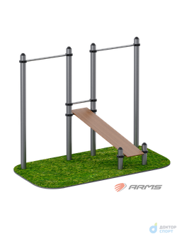 Скамья для пресса с турником