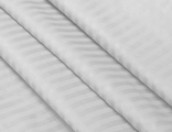 Наволочка на молнии к подушкам Биосон формы U Premium 340 сатин Люкс цвет Белый страйп