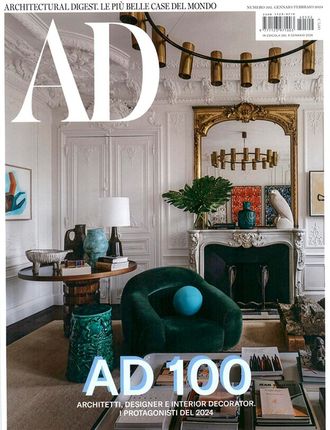 AD Magazine Italia Architectural Digest Italia February AD 100 Issue, Intpressshop