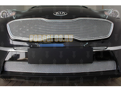 Защита радиатора KIA Sportage IV 2018- chrome низ PREMIUM