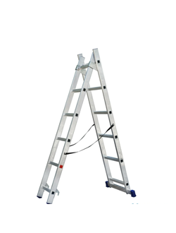 Лестница алюминиевая SMARTY/SN011-207 двухсекционная 7 ступеней