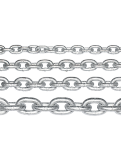 Цепь якорная 6 мм оцинкованная Мореман, DIN 766