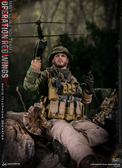 Радист, Операция «Красные крылья» - Коллекционная ФИГУРКА 1/6 scale Operation Red Wings NAVY SEALS  SDV TEAM 1 Radio Telephone Operator (78081) - DAMTOYS