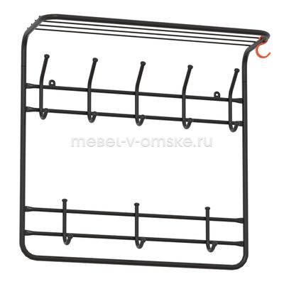 ЗМ148 Вешалка с полкой &quot;ВСП 8&quot;. Размер: 600*580*220.