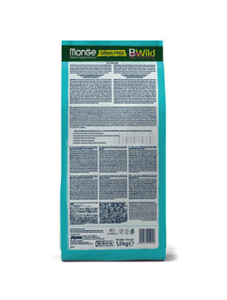 Корм для взрослых кошек Monge BWild Grein Free беззерновой с треской 1,5 кг