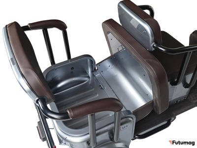 Электротрицикл Wanshida U1-X 60V 800Вт серый