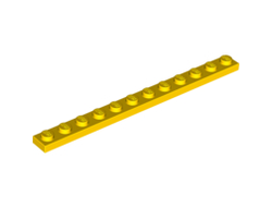 Plate 1 x 12, Yellow (60479 / 4514844)