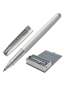 Ручка-роллер PARKER "Sonnet Premium Metal&Pearl Lacquer CT", корпус жемчужный лак, палладиевые детали, черная, 1931549