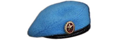 Женский голубой берет - современный, Россия, масштаб 1/6 (78035) - DAMTOYS