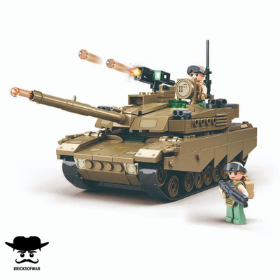 Конструктор SLUBAN M38-B1256 американский основной боевой танк Абрамс М1