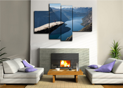 Модульная картина "Акробатика на природе"