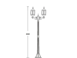 Садово-парковый светильник серии  Lion-2