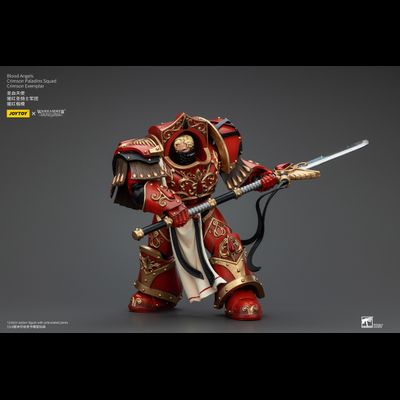 Алый паладин Кровавых Ангелов (Warhammer Horus Heresy) - КОЛЛЕКЦИОННАЯ ФИГУРКА 1/18 Blood Angels Crimson Paladin Crimson Exemplar (JT00300) - JOYTOY