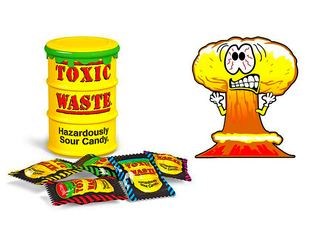 Купить самые кислые конфеты Toxic Waste | Токсик Вейст