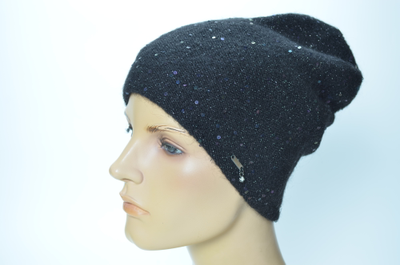 Шапка с пайетками Италия Визио 1350