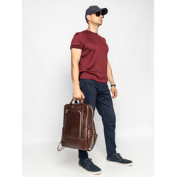 Кожаный рюкзак Viterbo Premium brown (арт. 3111-53)