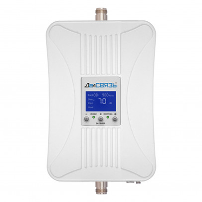 Комплект для усиления сигнала сотовой связи DS-900/1800-17C2 в зависимости от уровня входного сигнала способен обеспечить стабильным уровнем связи площадь до 300м2.