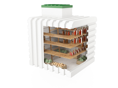 Погреб Рекорд внутри