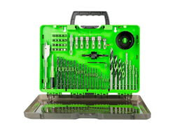 Набор сверл, бит и коронок в кейсе Greenworks Арт. 2944507, 60 предметов