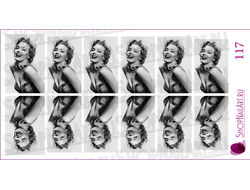 Слайдер-дизайн 117 - Мэрилин Монро, ч/б фото