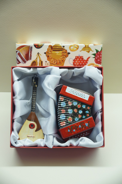 Комплект ёлочных игрушек "Балалайка и Гармонь"