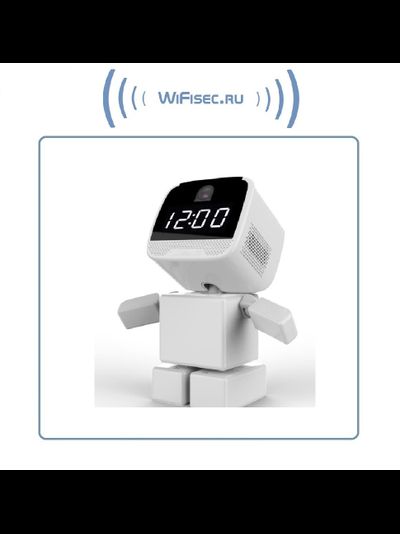DE-WMrobot-clock Видеоняня WiFi-LAN видеокамера моторизированная с DVR, HD 960 p (cam360)