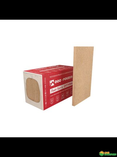 Утеплитель РОКВУЛ Лайт Баттс ОПТИМА 1000х600х100 мм, (6 шт; 0,3 куб.м.)
