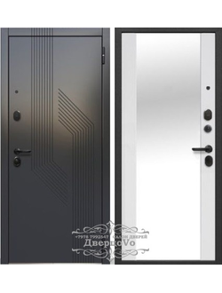 ЙОШКАР-ОЛА (РОССИЯ) ФЕРРОНИ. ПРОТЕЯ 90/105 мм. САТИН ЧЕРНЫЙ/ ЭМАЛИТ БЕЛЫЙ-ЗЕРКАЛО