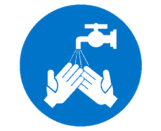 Мыть руки (перед началом работы / после окончания работы)