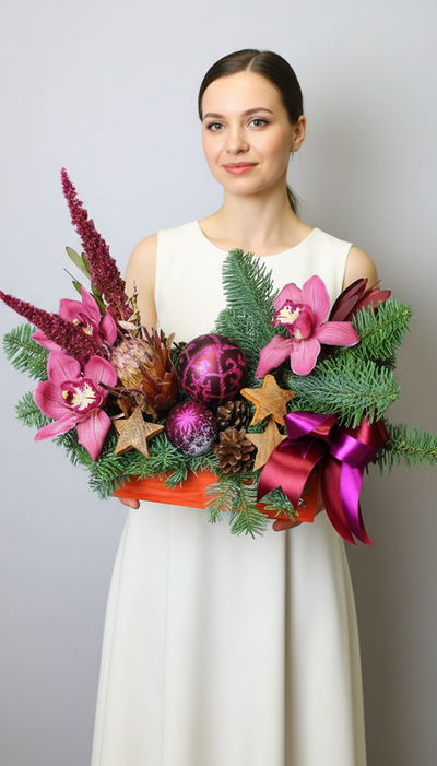 Новогодняя композиция № 1121