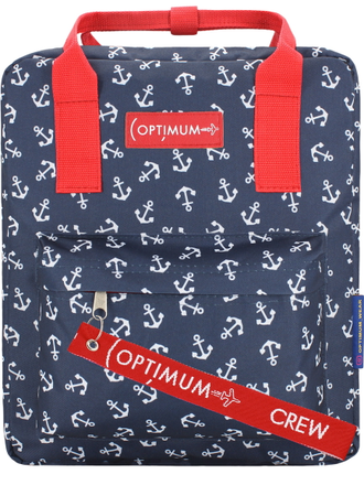 Рюкзак Сумка Чемодан ручная кладь 36x30x27 Optimum Pobeda RL, якоря