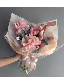 Авторский букет "Pink Snow"