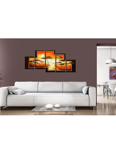 Модульная картина "Дорога к солнцу"