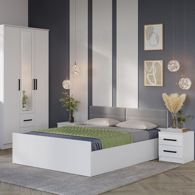 Фьюжн КР-08 кровать 1,2 белый (без основания)