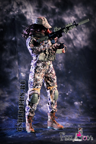 КОМПЛЕКТ ЭКИПИРОВКИ 1/6 Female Commando Viper Camo Set (FT003) - FeelToys (БЕЗ ТЕЛА И ГОЛОВЫ)