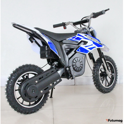 Электромотоцикл GreenCamel Питбайк DB300, 36V 800W R10 быстросъемная батарея синий