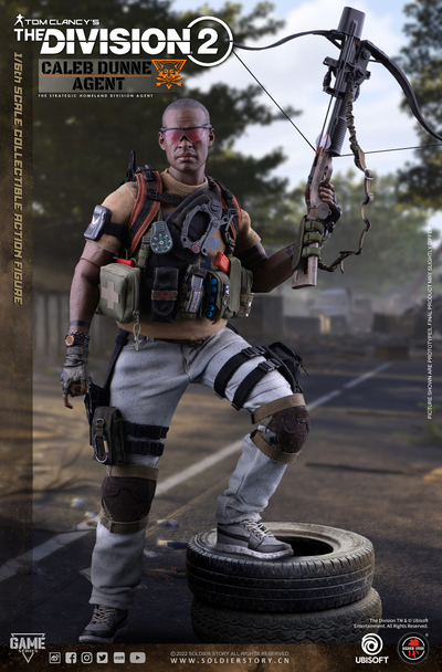Агент Калеб, The Division 2 - Коллекционная ФИГУРКА 1/6 Ubisoft The Division 2 Agent Caleb Dunne (SSG-008) - SOLDIER STORY