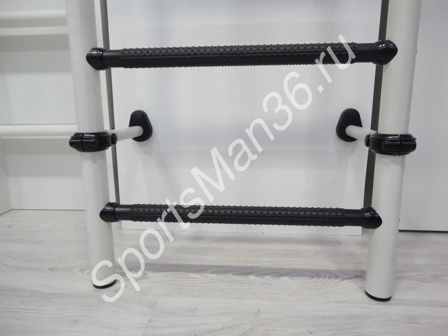 ШВЕДСКАЯ СТЕНКА РОМАНА R8, ШИРИНА 490 ММ, цвет металла - белый, ступени массажные