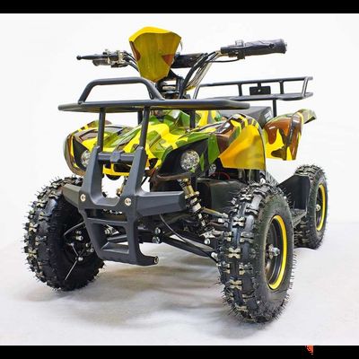 Квадроцикл GreenCamel Гоби K21 (30 Ah 36V 800W R6 Цепь) Армейский желтый