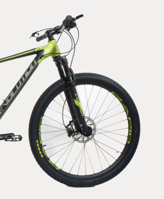 Велосипед 29" EVOLUTION INFERNO, алюминий, 12-скор., черно-зеленый, рама 21