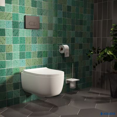 Инсталляция VISAM SLIM 525 для подвесного унитаза (D5 Soft Touch чёрная)