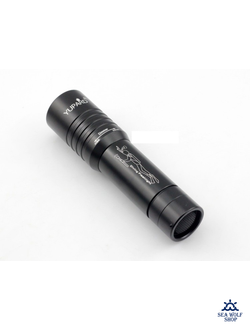 Фонарик для дайвинга Yupard-Zoom 1T6-1000Lm белый