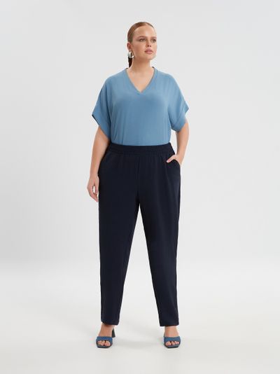 Купить брюки-палаццо для полных женщин