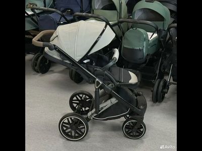 Детская коляска 3 в 1 Luxmom F2 Серый (Экокожа)